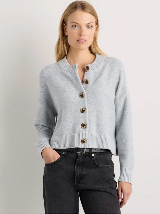 Quince Sweaters - Quince 100% Organic Cotton Cropped Cardigan